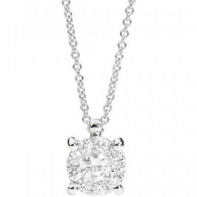 Collana Recarlo Donna Nodo D'Amore in Oro Diamante 0.29 Ct P04PX988/030-45 - P04PX988/030-45